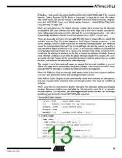 浏览型号ATMEGA8-16AI的Datasheet PDF文件第13页