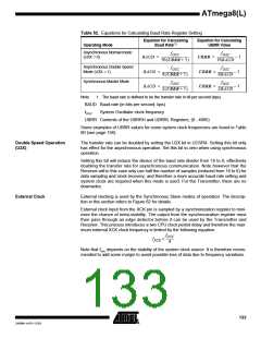 浏览型号ATMEGA8-16AI的Datasheet PDF文件第133页
