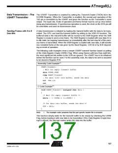 浏览型号ATMEGA8-16AI的Datasheet PDF文件第137页