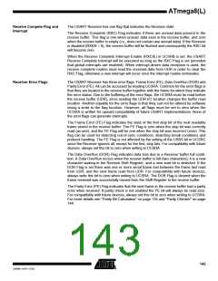 浏览型号ATMEGA8-16AI的Datasheet PDF文件第143页