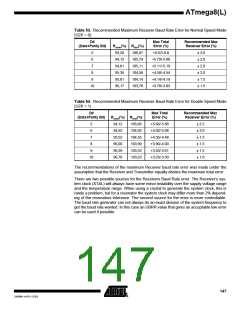 浏览型号ATMEGA8-16AI的Datasheet PDF文件第147页