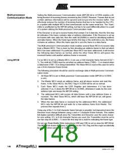 浏览型号ATMEGA8-16AI的Datasheet PDF文件第148页