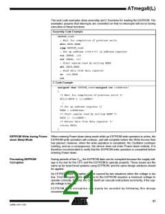 浏览型号ATMEGA8-16AI的Datasheet PDF文件第21页