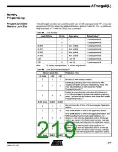 浏览型号ATMEGA8-16AI的Datasheet PDF文件第219页