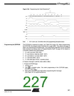 浏览型号ATMEGA8-16AI的Datasheet PDF文件第227页