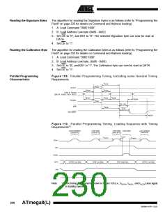 浏览型号ATMEGA8-16AI的Datasheet PDF文件第230页
