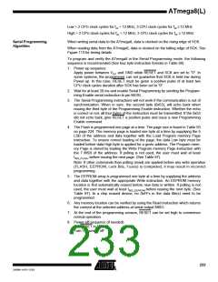 浏览型号ATMEGA8-16AI的Datasheet PDF文件第233页