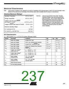 浏览型号ATMEGA8-16AI的Datasheet PDF文件第237页