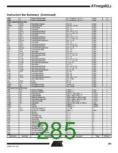 浏览型号ATMEGA8-16AI的Datasheet PDF文件第285页