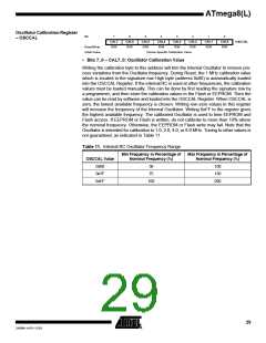 浏览型号ATMEGA8-16AI的Datasheet PDF文件第29页