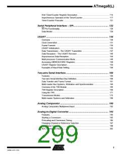 浏览型号ATMEGA8-16AI的Datasheet PDF文件第299页