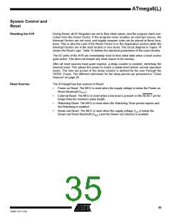 浏览型号ATMEGA8-16AI的Datasheet PDF文件第35页