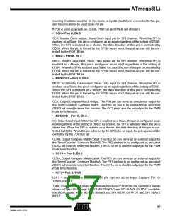 浏览型号ATMEGA8-16AI的Datasheet PDF文件第57页