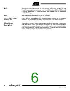 浏览型号ATMEGA8-16AI的Datasheet PDF文件第6页