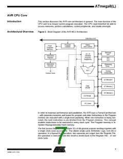 浏览型号ATMEGA8-16PL的Datasheet PDF文件第7页