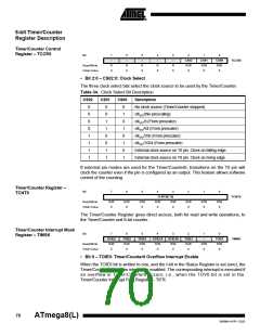 浏览型号ATMEGA8-16AI的Datasheet PDF文件第70页