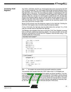 浏览型号ATMEGA8-16AI的Datasheet PDF文件第77页