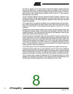 浏览型号ATMEGA8-16AI的Datasheet PDF文件第8页