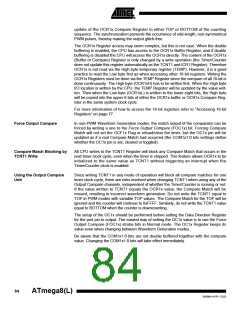 浏览型号ATMEGA8-16AI的Datasheet PDF文件第84页