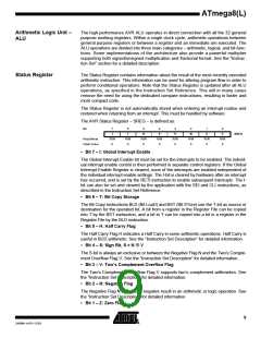 浏览型号ATMEGA8-16AI的Datasheet PDF文件第9页