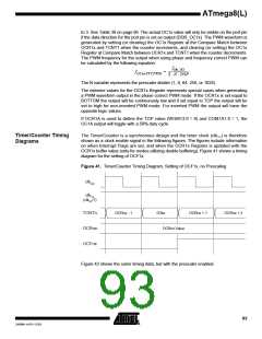 浏览型号ATMEGA8-16AI的Datasheet PDF文件第93页
