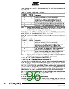 浏览型号ATMEGA8-16AI的Datasheet PDF文件第96页