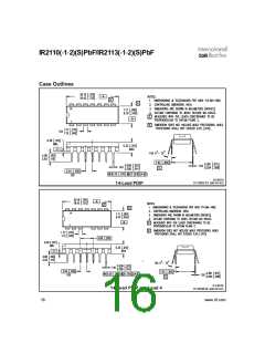 浏览型号IR2110S的Datasheet PDF文件第16页