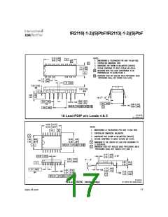 浏览型号IR2110S的Datasheet PDF文件第17页