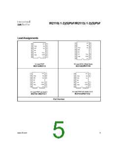 浏览型号IR2110S的Datasheet PDF文件第5页