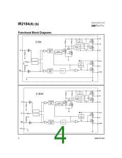 浏览型号IR2184的Datasheet PDF文件第4页