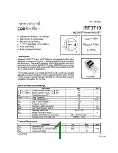 浏览型号IRF3710的Datasheet PDF文件第1页