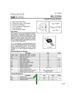 浏览型号IRL520N的Datasheet PDF文件第1页