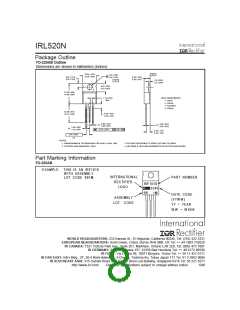 浏览型号IRL520N的Datasheet PDF文件第8页