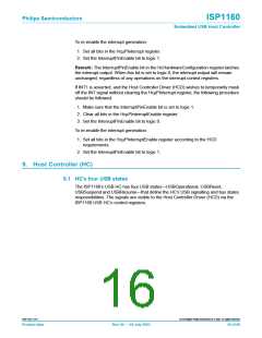 浏览型号ISP1160BD的Datasheet PDF文件第16页