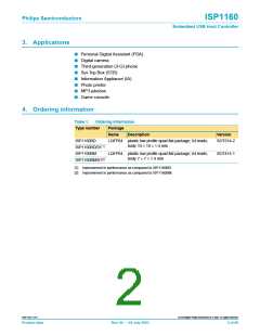 浏览型号ISP1160BD的Datasheet PDF文件第2页