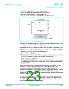 浏览型号ISP1160BD的Datasheet PDF文件第23页