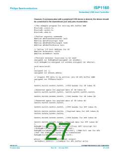浏览型号ISP1160BD的Datasheet PDF文件第27页