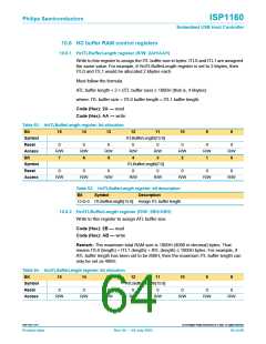 浏览型号ISP1160BD的Datasheet PDF文件第64页