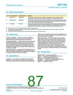 浏览型号ISP1160BD的Datasheet PDF文件第87页