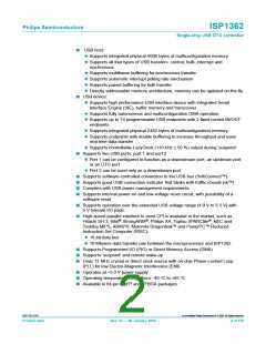 浏览型号ISP1362BD的Datasheet PDF文件第2页