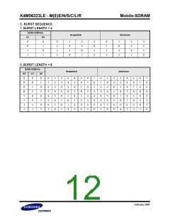 浏览型号K4M56323LE-EN1L的Datasheet PDF文件第12页