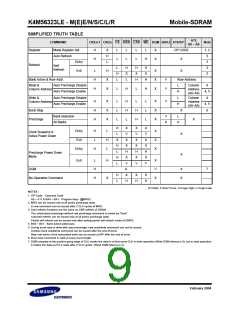 浏览型号K4M56323LE-EN1L的Datasheet PDF文件第9页