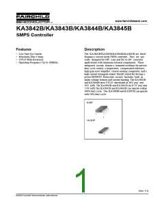 浏览型号KA3842B的Datasheet PDF文件第1页