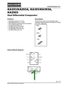 浏览型号KA393的Datasheet PDF文件第1页