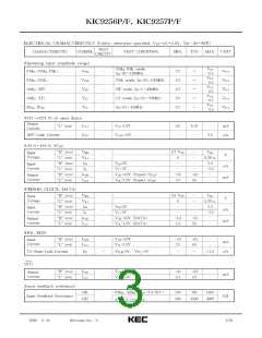 浏览型号KIC9256P/F的Datasheet PDF文件第3页