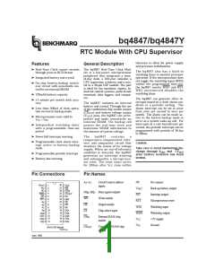 浏览型号BQ4847YMT的Datasheet PDF文件第1页