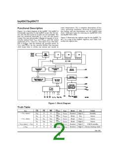 浏览型号BQ4847YMT的Datasheet PDF文件第2页