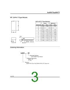 浏览型号BQ4847YMT的Datasheet PDF文件第3页