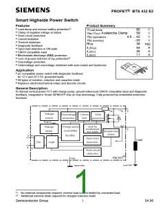 浏览型号BTS432E2的Datasheet PDF文件第1页