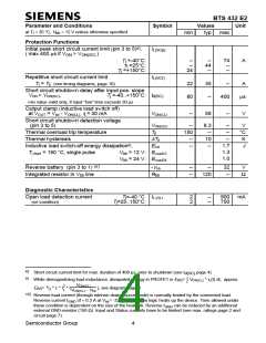 浏览型号BTS432E2的Datasheet PDF文件第4页